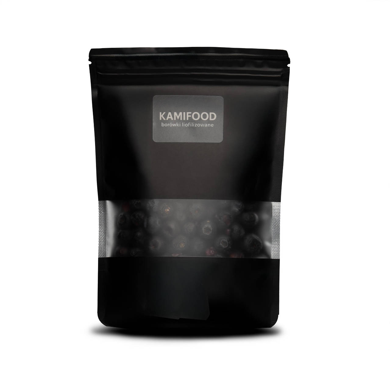 borówki liofilizowane w opakowaniu