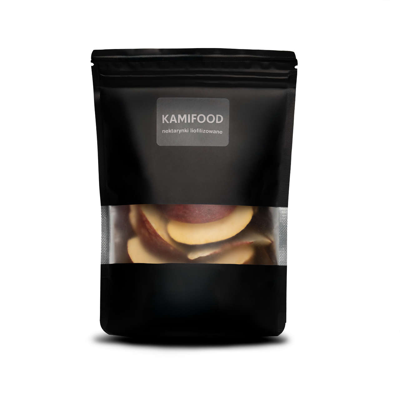 nektarynki liofilizowane w opakowaniu